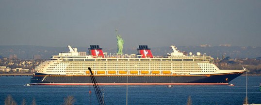 Disney’s Fantasy cruise ship arrives in New York